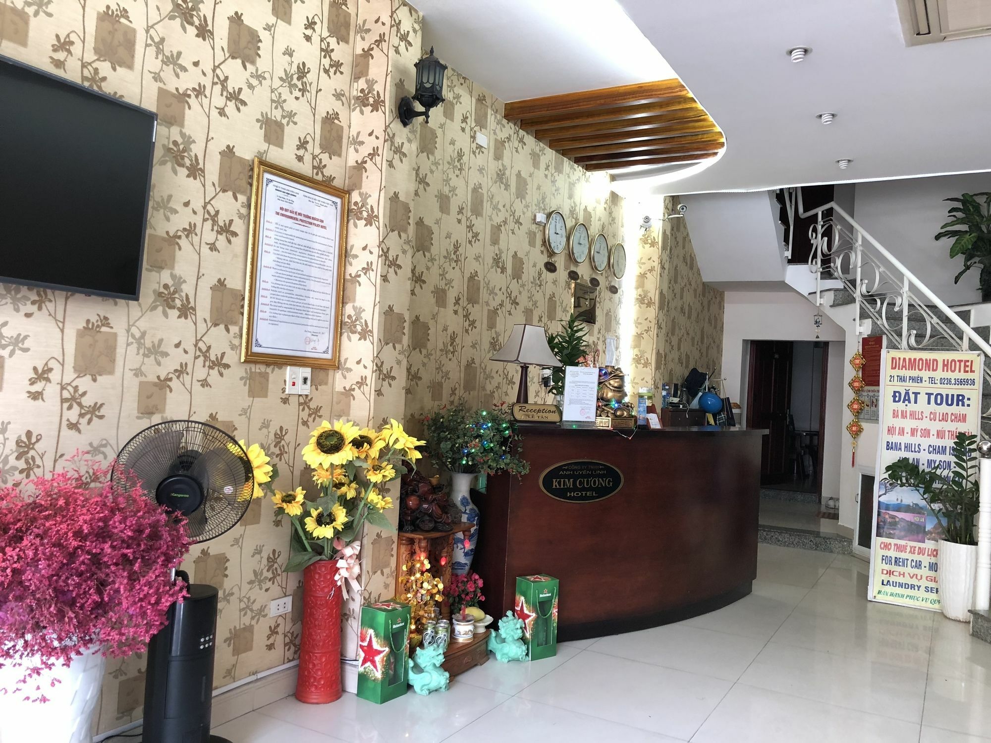 Kim Cuong Hotel ดานัง ภายนอก รูปภาพ